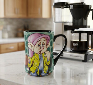 Disney Parks Dopey Coffee Mug Who Isn’t Dopey in the Mornings? Ceramic Cup